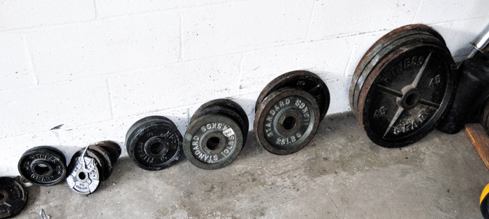 Barbell Weight Plates for Home Garage Gym