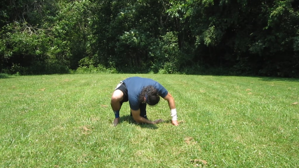 Kneeling Forward Shoulder Roll by Anthony Mychal