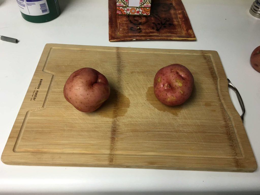 anthony mychal fries wash potatoes